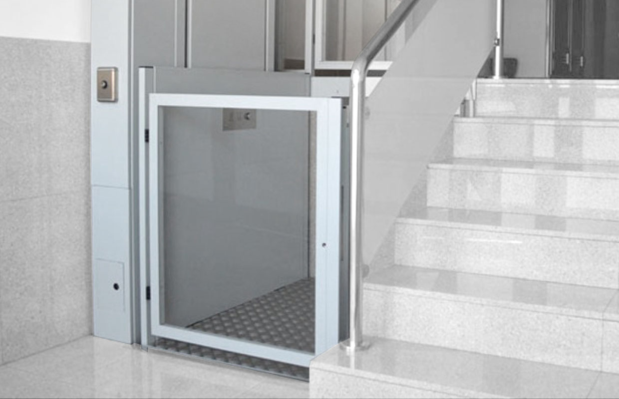 Montascale a piattaforma per scala verticale
